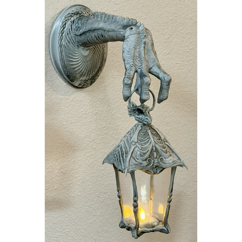 Halloween Monster Hand Dragon Lantern, Wall Sconce / Table Top Decoration.